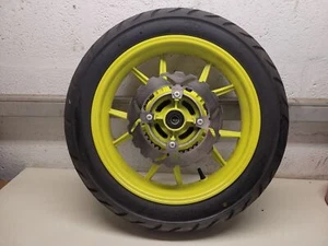 LEXMOTO LXS125 REAR WHEEL RIM 2022 DISC and SPROCKET 4.5x16 VeryGood Tyre (9959) - Picture 1 of 3
