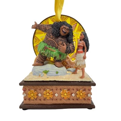 New 2020 Disney Moana and Maui Singing Living Magic Christmas Ornament - Image 1 of 4