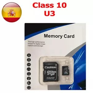 Tarjeta de Memoria Micro SD 32GB 64GB 128GB 256GB 512 GB Micro SD Class 10 U3 - Imagen 1 de 6
