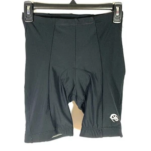 Canari Cycle wear Lycra Nylon Stretch Shorts Unisex Athletic Biking Black Size S - Picture 1 of 7