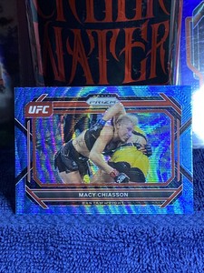 Macy Chiasson 2023 Panini Prizm UFC Blue Wave Prizm