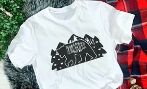 I'm Wild For You T shirt T-shirt, Valentines Day Bear in the woods Hunting - Picture 1 of 1