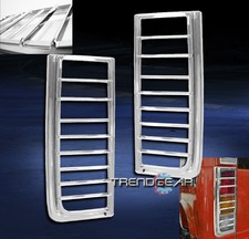 03-09 HUMMER H2 SUV REAR TAIL LIGHT COVER TRIM BEZEL GUARD CHROME 04 05 06 07 08