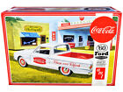 Skill 3 Modellbausatz 1960 Ford Ranchero mit Vintage Eiskasse zwei Flaschenkisten Coca-