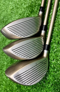 Wilson Reflex Shock Trap Wood Set D,3,5 Ladies Graphite NEW GRIPS VGC /sa6356 - Picture 1 of 14