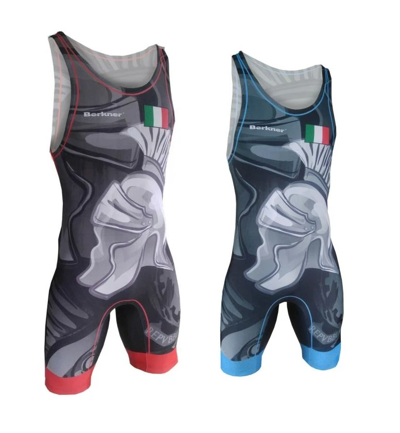 Tuta da wrestling BERKNER ITALIA  Wrestling Suit Trikot Singlet Ringertrikot - Immagine 1 di 1