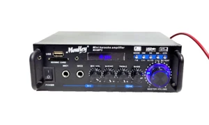 Sistema de Potencia Amplificador Karaoke Profesional Moukey MAMP3 12V Entrada 100 Vatios - Imagen 1 de 6