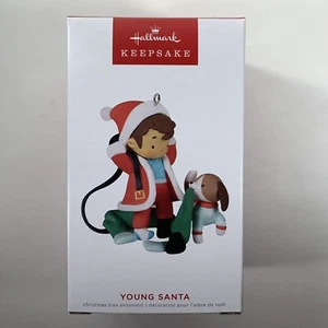 Hallmark Keepsake Young Santa 2022 Christmas Tree Ornament Holiday Decoration - Picture 1 of 6