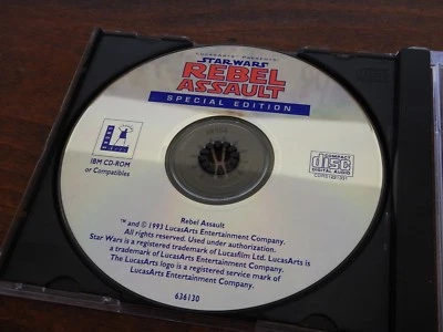 Star Wars: Rebel Assault - Special Edition (PC 1993) ULTRA RARE - Missing Inlay - Image 1 of 2