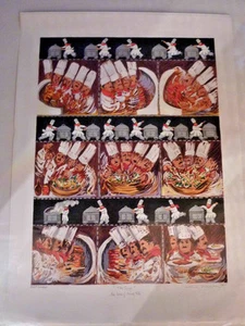 GUY BUFFET "THE CARVER" - SIGNED LITHOGRAPH NUMBERED PICTURE #978 - Picture 1 of 14
