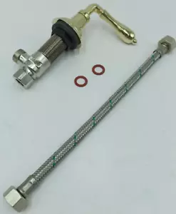 JADO Colonial Griff Hot für 3-Loch Armatur Farbe Gold Original Massiv Messing - Bild 1 von 8