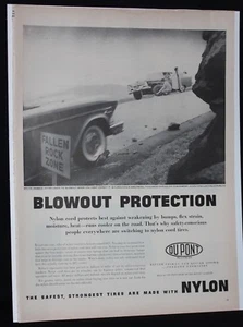 Vintage Life Magazine Ad from1958 Print Advertising Du Pont Nylon - Picture 1 of 2