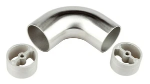 Porta 90° BEND HANDRAIL Stainless Steel + 2xConnectors *Australian Brand - Picture 1 of 1