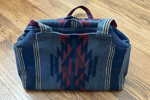 Bolso de mano vintage hecho a mano con tapiz del suroeste Jacquard, Ozark Mountain - Imagen 1 de 14
