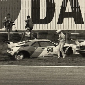 BMW M1 Racing Car Series Photo Photograph Crash Wreck - Picture 1 of 6