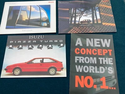 Isuzu Brochure Collection - UK Issues, 4 items inc Trooper, Piazza Turbo, Truck - Image 1 of 2