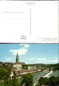 727340 Bern Berne Das Münster und die Aare La Cathedrale et l Aar - Bild 1 von 1