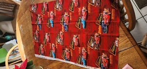 33" DISNEY CARS FABRIC RED 1st to the finish line CP25266 NEW - Picture 1 of 3