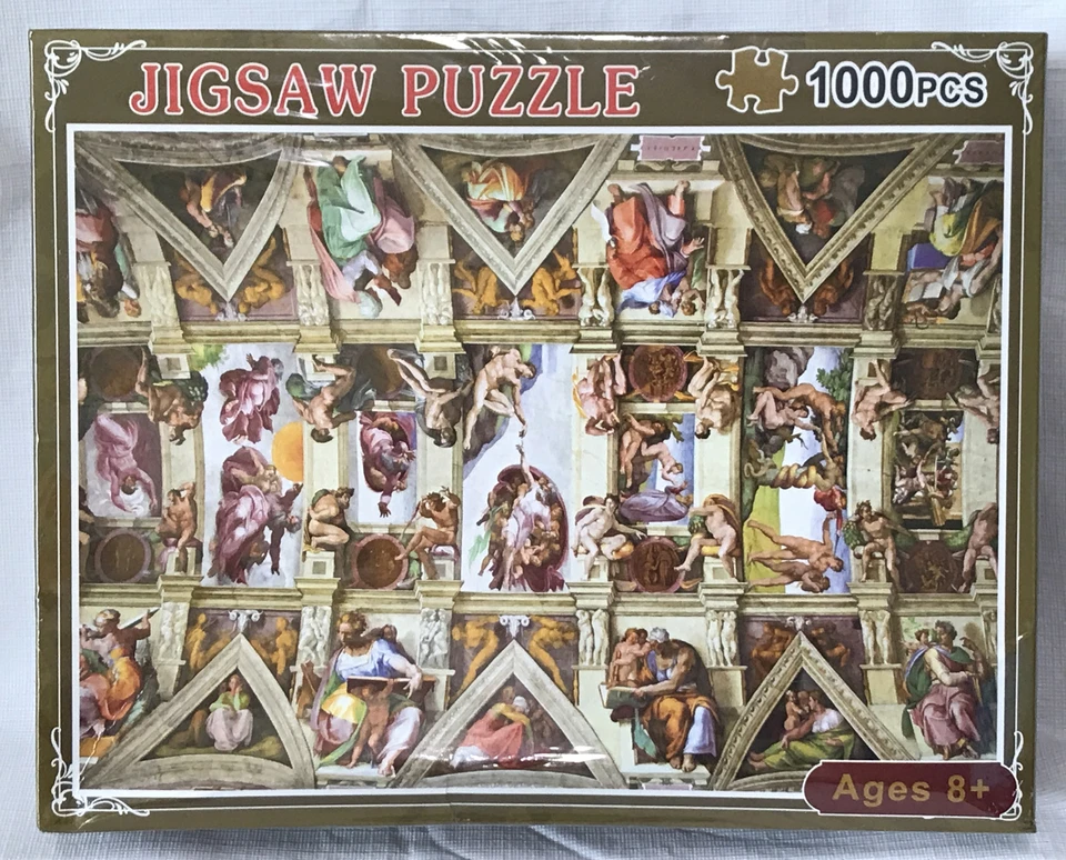 DCBA HGFE Orange Blue Rainy Night Park Walk 1000 Piece Jigsaw Puzzle K-3313