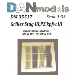 Dan Models 35517 Scale 1:35 Grilles Lattice for Tank Stug III,PZ.kpfw.III, WW II - Picture 1 of 8