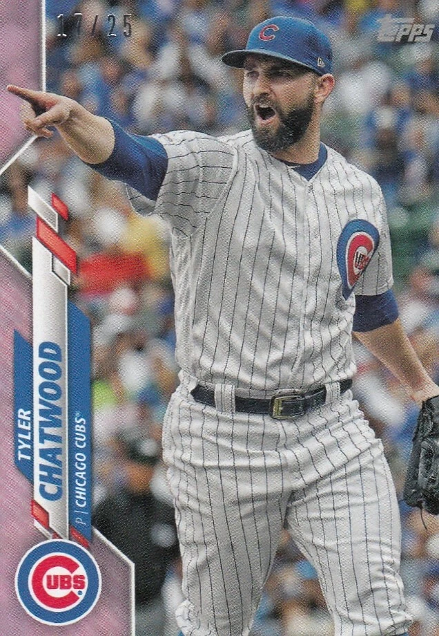 TYLER CHATWOOD /25 TOPPS MINI ON DEMAND PINK PARALLEL CUBS #698 2020 20 - Image 1 of 1