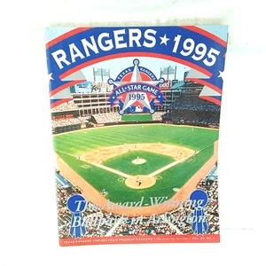 1995 Texas Rangers Official Souvenir Program All Star Game Arlington Stadium - Picture 1 of 2