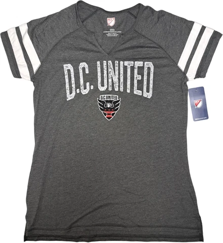 DC United Football Club MLS Women's V-Neck T-Shirt SMALL Cover