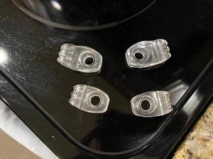 Riddell SPEED FLEX Football Helmet Facemask Hardware Clear Plastic Clips - Picture 1 of 3