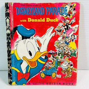Walt Disney DISNEYLAND PARADE with DONALD DUCK Little Golden Book 1974 1st Ed. - Picture 1 of 8