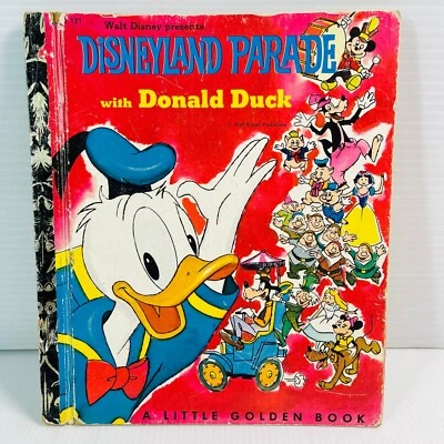 Walt Disney DISNEYLAND PARADE with DONALD DUCK Little Golden Book 1974 1st Ed. - Image 1 of 4