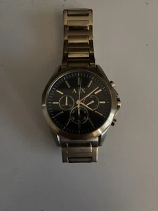 Men’s Armani Watch Gold And Black - Picture 1 of 1
