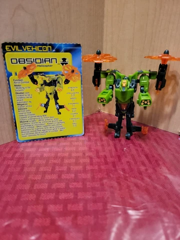 Obsidian 100% Complete Beast Machines Deluxe Class 2000 Hasbro Transformers Cover