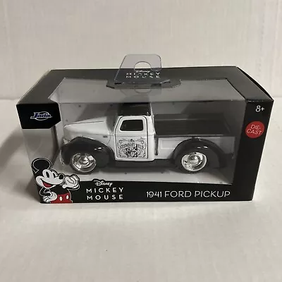 Jada 1941 Ford Pickup "Mickey Mouse" White & Black 1/32 Diecast Model 36091 - Image 1 of 4