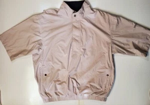 FootJoy Men's Medium Cream Windbreaker Jacket - Bild 1 von 6