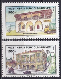 Turkish Cyprus 1990 Yvert #252/53 Europe CEPT MNH VF - Picture 1 of 1