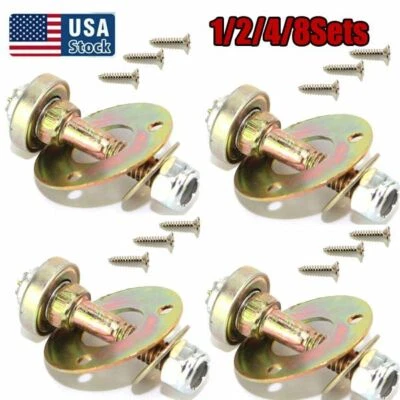 Juego de 1/2/4 tornillos de cojinete de mecedora pieza de conexión piezas de muebles Foto 1 de 4