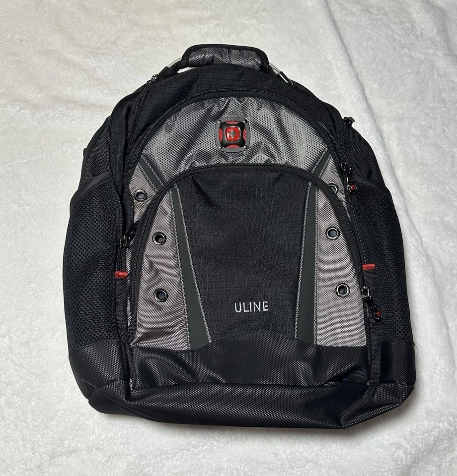 Swiss Gear Uline 16" Laptop Backpack Wenger Synergy - Black/Gray - Image 1 of 4