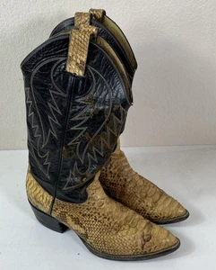 Botas de Vaquero Para Hombre Python Western, Talla Desconocida VER Medidas Marca JB - Imagen 1 de 24