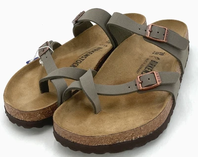 Birkenstock Mayari Women's Size 8 US 39 EU Stone Sandals NIB - Image 1 of 4