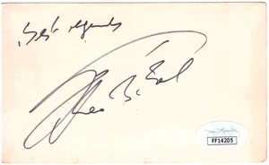 TED BESSELL (d.1996) signierte 3x5 Karteikarte Schauspieler/That Girl JSA FF14205 - Bild 1 von 1