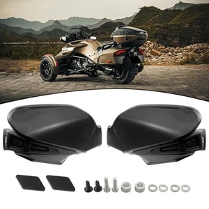 Motorcycle Handguards Bike Wind Deflector Ample Space Brake Lines Accommodation - Picture 1 of 12