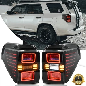 Full Smoke LED Sequential Tail Lights For Toyota 4Runner 2010-2022 Rear Lamps - Picture 1 of 21