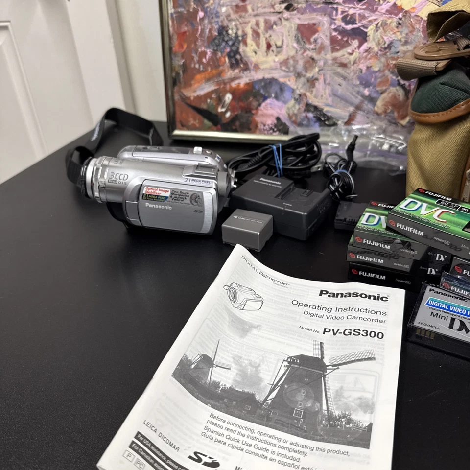 Panasonic PV-GS300 Mini DV Camcorder Video Transfer - Image 1 of 4