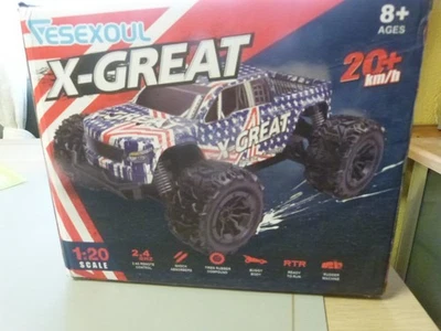 Ferngesteuertes Auto 2,4Ghz 1:20 RC Auto ab 6 Jahre Jungen Mädchen OVP neuwertig - Bild 1 von 4