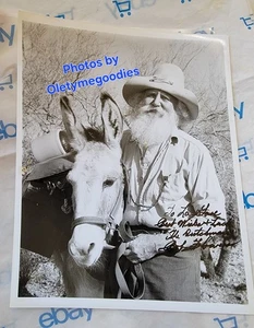 Bob Flowers Arizona Mountains Bob Flowers firmato a mano 8x10 bianco e nero - Foto 1 di 16