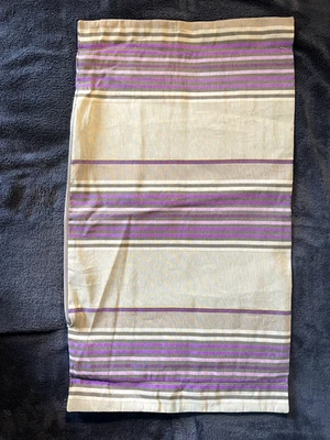 Handmade "OSBOURNE & LITTLE" Designer Satin Striped Cushion Cover 60cm x 35cm - Image 1 of 4