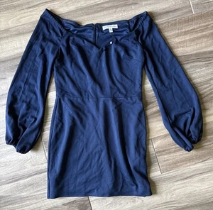 Dress the Population M Esperanza Bodycon Sweetheart Neckline Mini Dress Blue - Picture 1 of 7