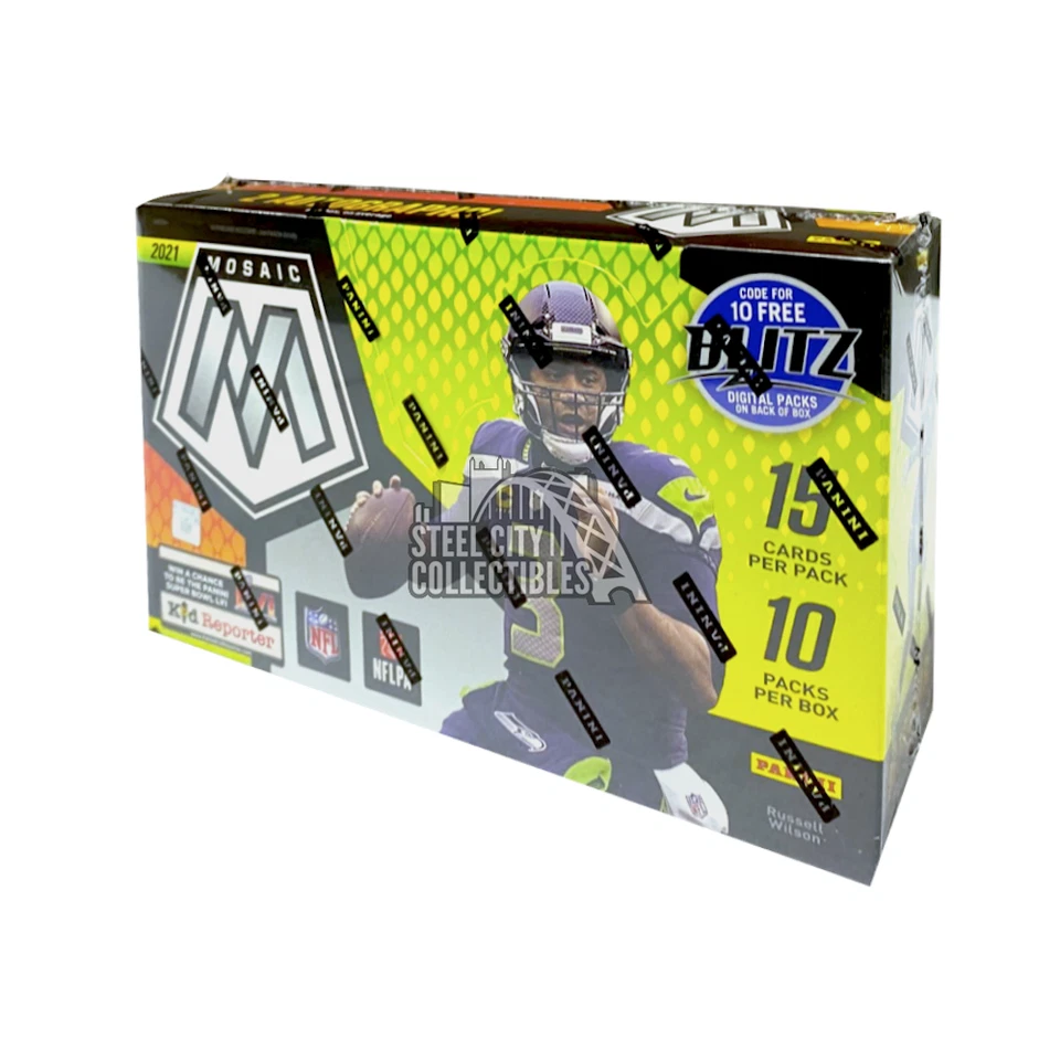 2021 Panini Mosaic Football Hobby Box - Image 1 of 1