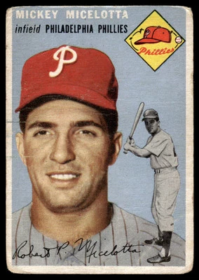 1954 Topps Mickey Micelotta Philadelphia Phillies #212 - Image 1 of 2