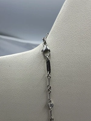 Collar Tiffany Diamantes Por Yarda y Corazón Colgante Foto 1 de 4